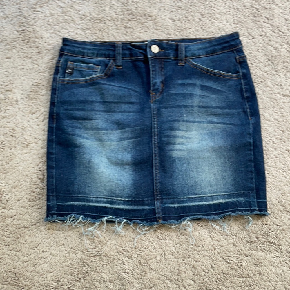 KanCan denim mini skirt